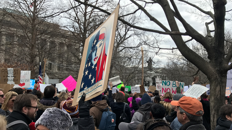 Illustration for article titled Hot Take: Protests in the First Weeks of the Trump Presidency (Washington D.C.)